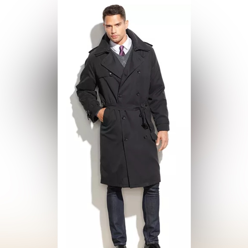London Fog
Men's Classic Fit Iconic Belted Trench Raincoat